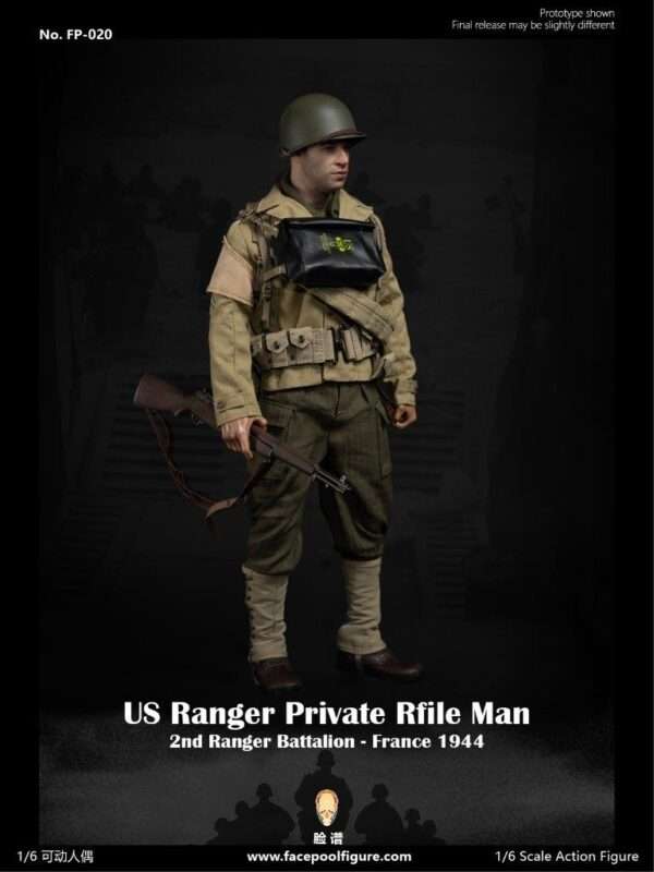[FP-020] WWII US Ranger Private Rifle Man France 1944 - Image 9