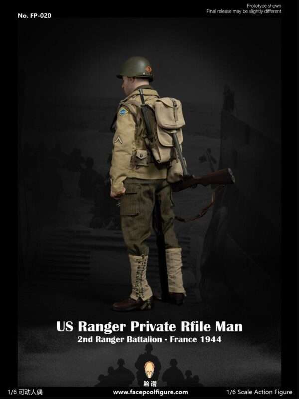 [FP-020] WWII US Ranger Private Rifle Man France 1944 - Image 10