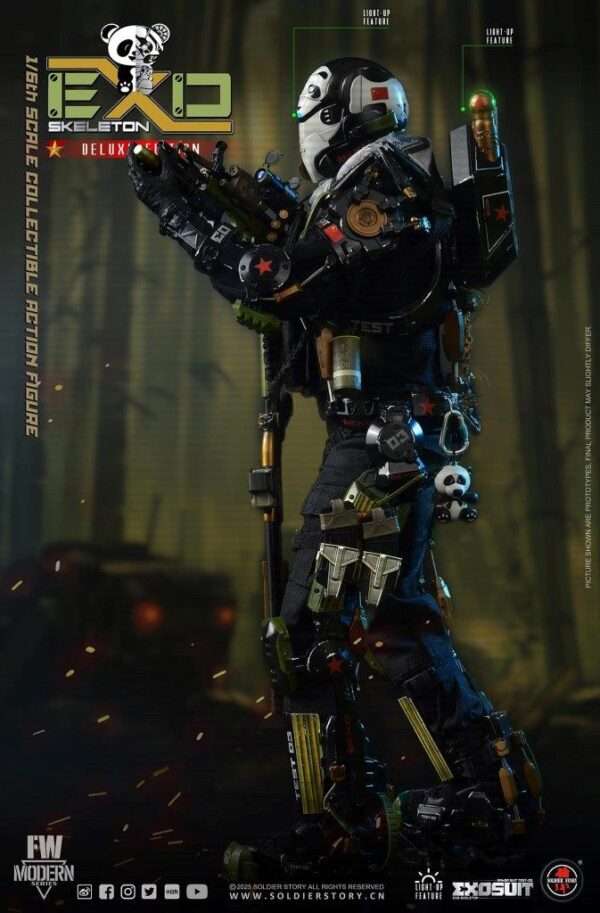 [SS-142] EXO-Skeleton Armor Suit Test -03 “Panda Division” Deluxe Ver. - Image 24