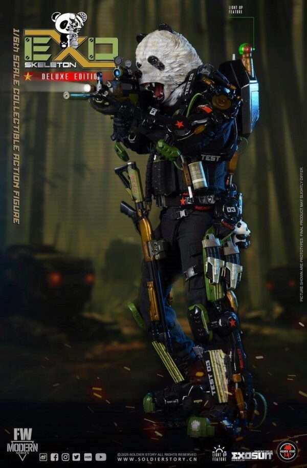 [SS-142] EXO-Skeleton Armor Suit Test -03 “Panda Division” Deluxe Ver. - Image 29