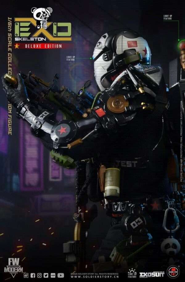 [SS-142] EXO-Skeleton Armor Suit Test -03 “Panda Division” Deluxe Ver. - Image 36
