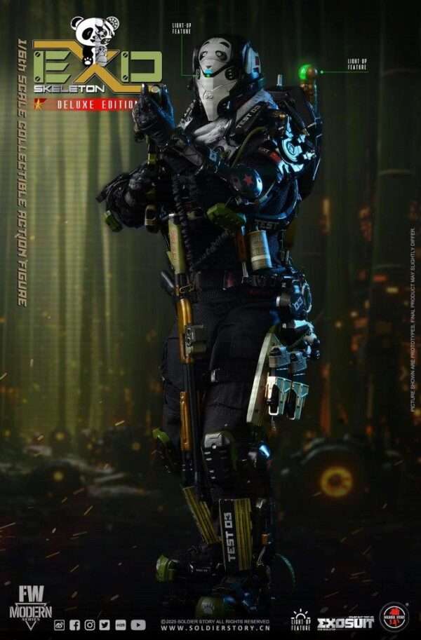 [SS-142] EXO-Skeleton Armor Suit Test -03 “Panda Division” Deluxe Ver. - Image 19