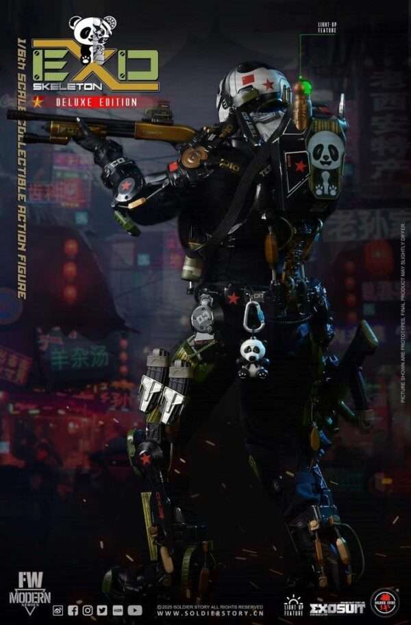 [SS-142] EXO-Skeleton Armor Suit Test -03 “Panda Division” Deluxe Ver. - Image 21
