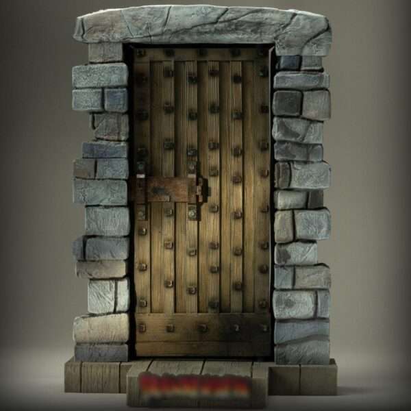 [IK-31696] Castle Cell Door Diorama - Image 2