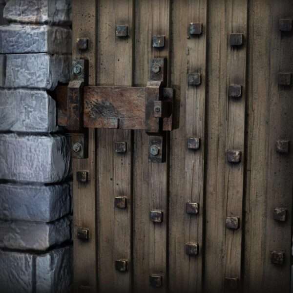 [IK-31696] Castle Cell Door Diorama - Image 3