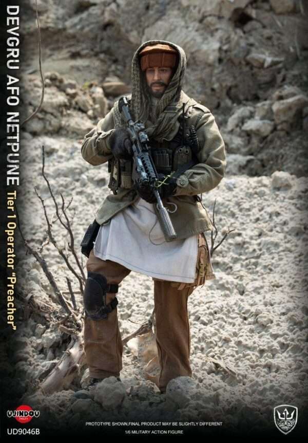 [UD-9046B] DEVGRU AFO Neptune Tier 1 Operator Medal of Honor "Preacher" - Image 2