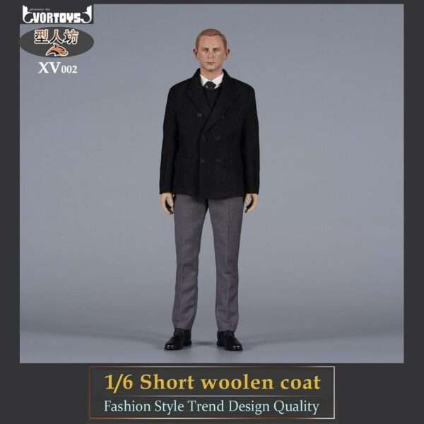 [VOR-XV002] Men's Short Wool Coat Set - Image 2