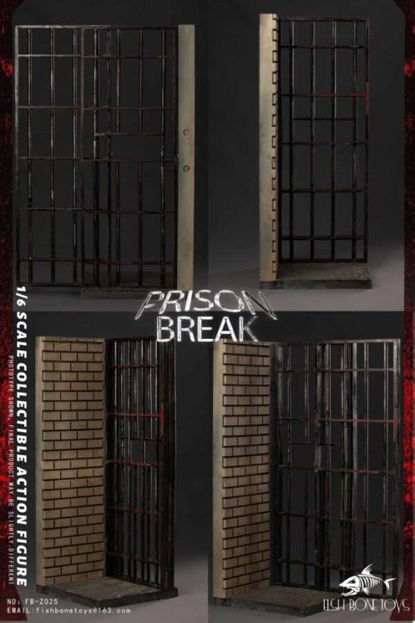 [FB-Z025] Magnetic Opening and Closing Prison Scene