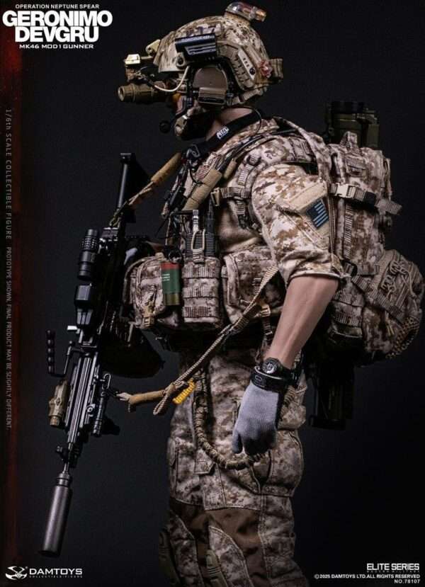 [DAM-78107] DEVGRU Operation Neptune Spear “GERONIMO”MK46 MOD1 GUNNER - Image 11