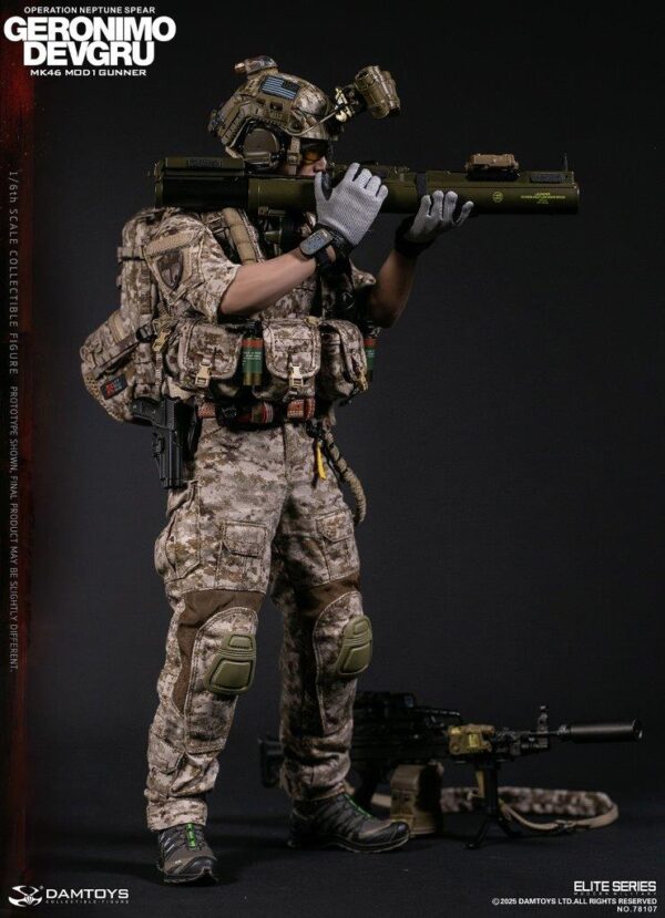 [DAM-78107] DEVGRU Operation Neptune Spear “GERONIMO”MK46 MOD1 GUNNER - Image 15