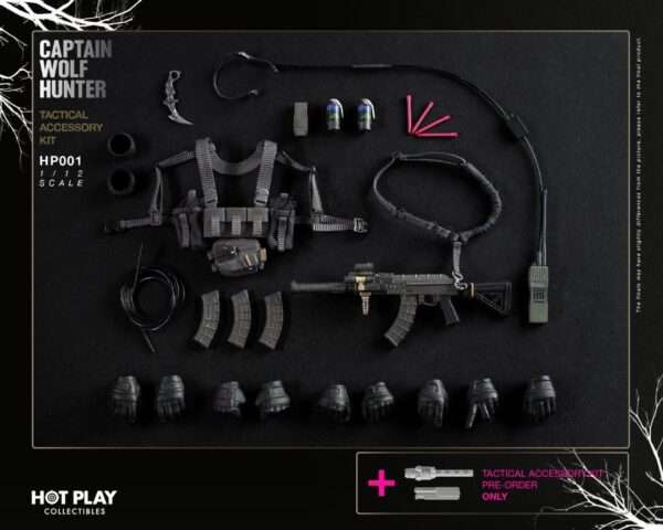 [HPL-001B] Captain Wolf Hunter Accessories