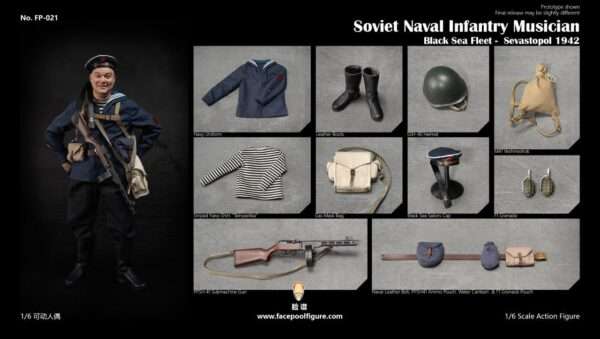 [FP-021A] Soviet Naval Infantry Musician Black Sea Fleet Standard Edition