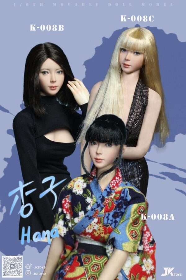 [JKT-K008] Asian Beauty Head Sculpture Hana
