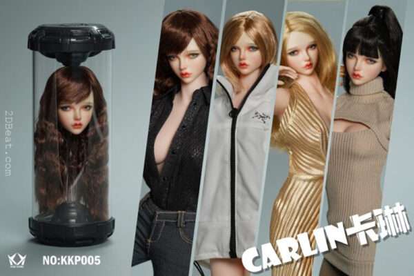 [KK-P005] Carlin Eyelash Transplant Head Sculpt