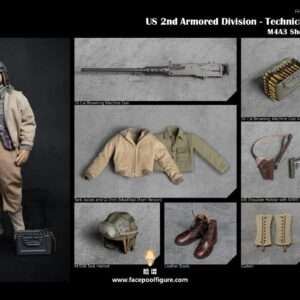 [FP-026A] US 2nd Armored Division Technician Sherman Tank Gunner
