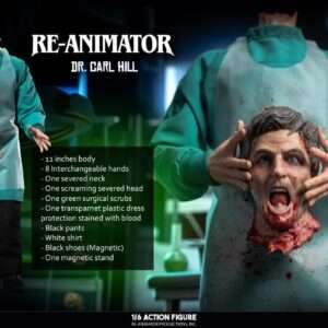 [IK-32297] RE-ANIMATOR DOCTOR CARL HILL 1/6 ACTION FIGURE STANDARD EDITION