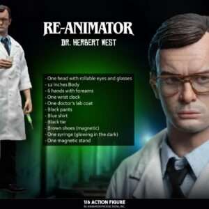 [IK-32266] RE-ANIMATOR DOCTOR HERBERT WEST 1/6 ACTION FIGURE STANDARD EDITION