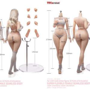 [PL-SRBD02-02H] Super Flexible Female Narrow Shoulders, Curvy Hips Body