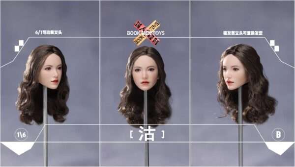 [BMT-02] Second Edition 2nd Female Head Sculpt With Movable Eyes - Image 3