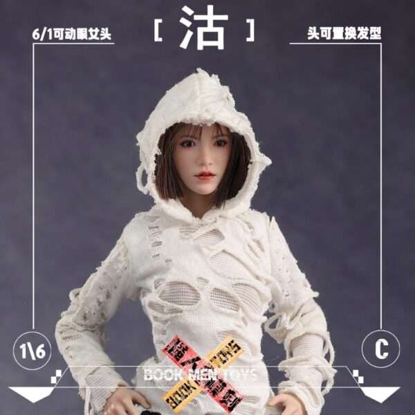 [BMT-02] Second Edition 2nd Female Head Sculpt With Movable Eyes - Image 8