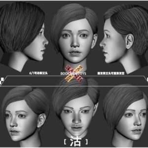 [BMT-02] Second Edition 2nd Female Head Sculpt With Movable Eyes