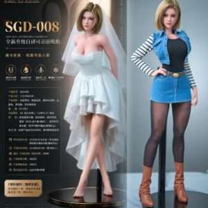 [SGD-008] Blonde Fighting Girl 24.4 Inch Tall Action Figure