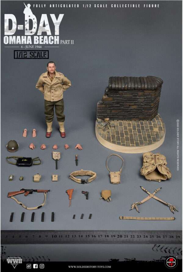 [SS-M004] WWII US. 2nd Ranger Battalion Captain