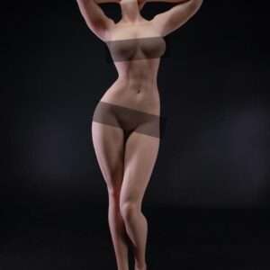 [VC-D05B] Silicone Female Body with a Bodybuilding Muscle No.5