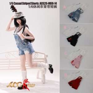 [ACG-26-M08-14A-C] Casual Outfit & Suspender Shorts