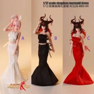[ACG-26-05M-04] 1/12 Strapless Mermaid Gown